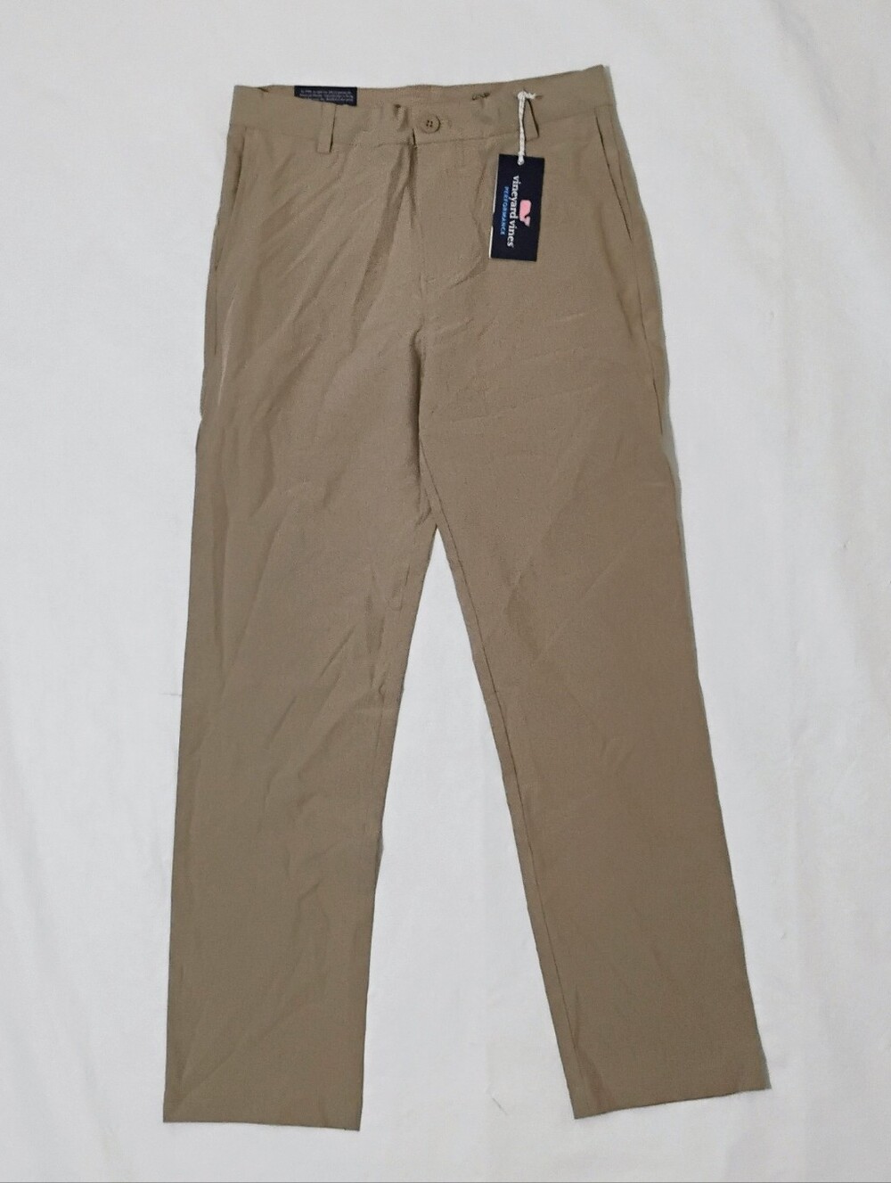 Women's Vineyard Vines Performance Breaker Pants Khaki Size 18-NEW